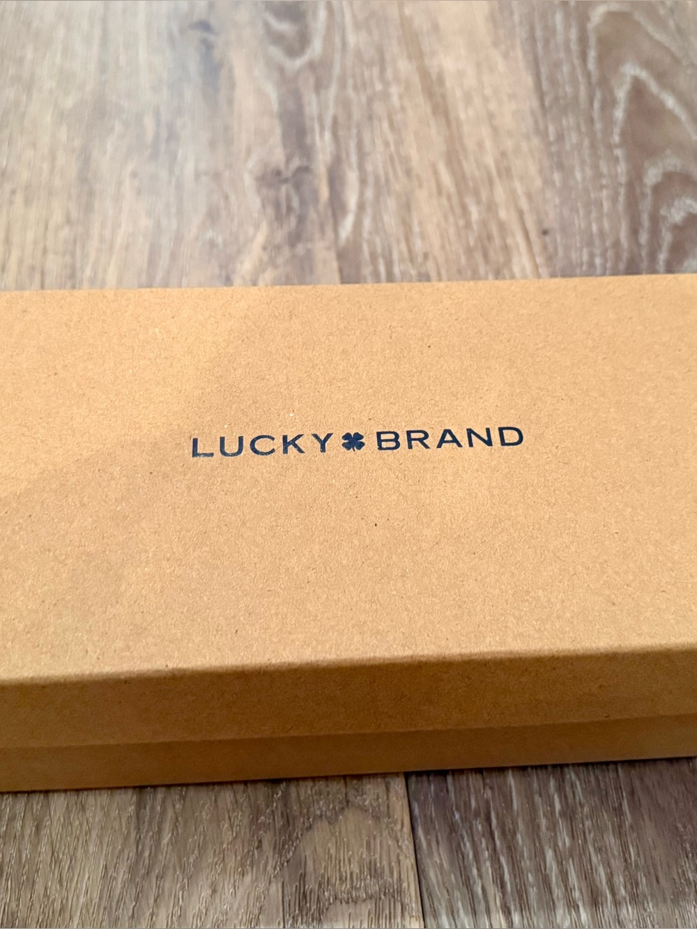 Brand new Lucky Brand Navy leather flats.